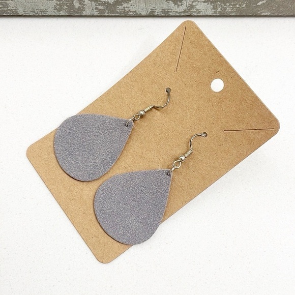 Teardrop hand made earrings - Picture 1 of 2